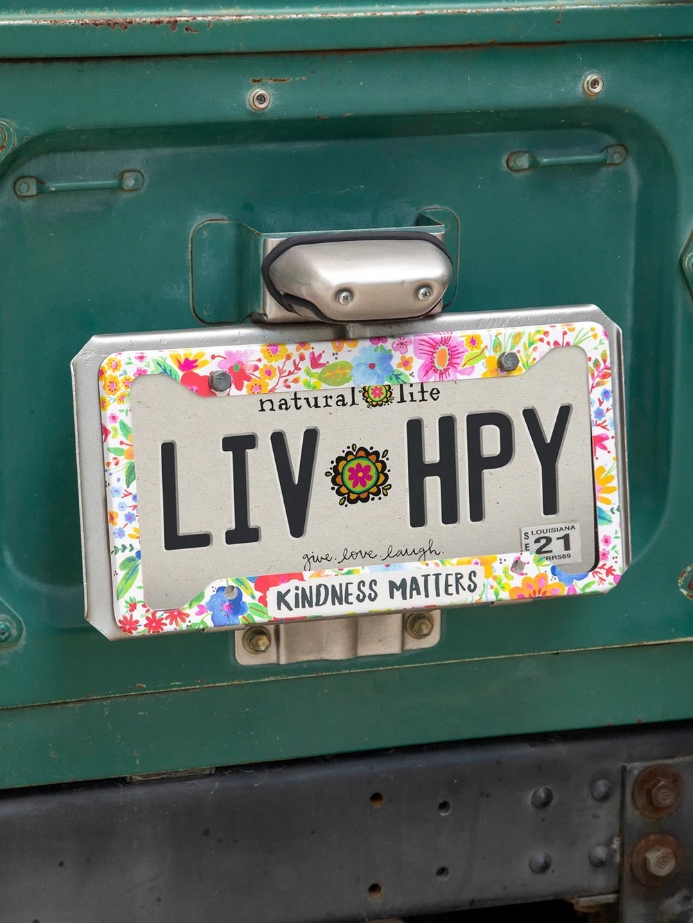 NATURAL LIFE License Plate Frame for Car Kindness Matters NEW WITH TAGS NWT